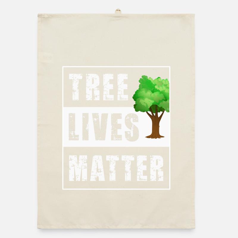 Tree Trees Organic dish towel