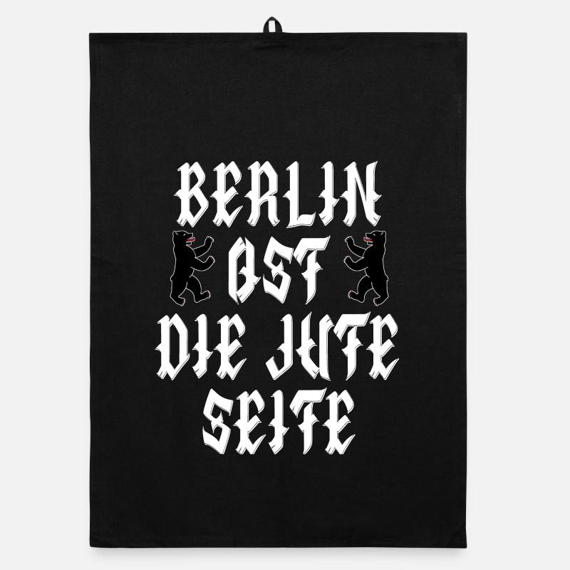Berlin Bear - Berlin Est le côté jute Torchon bio