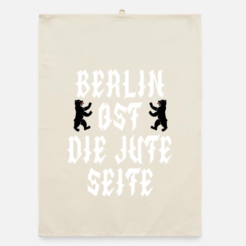 Berlin Bear - Berlin Est le côté jute Torchon bio