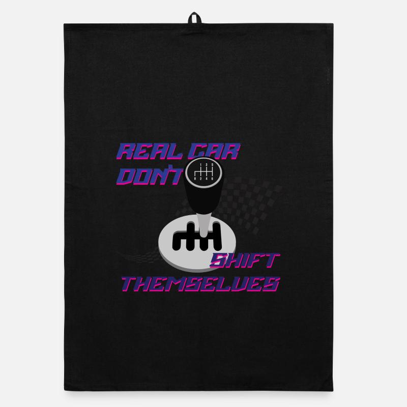 Real Car Shift Themes Organic Geschirrtuch
