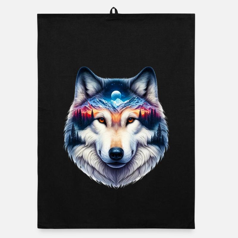 Wolf Organic Geschirrtuch