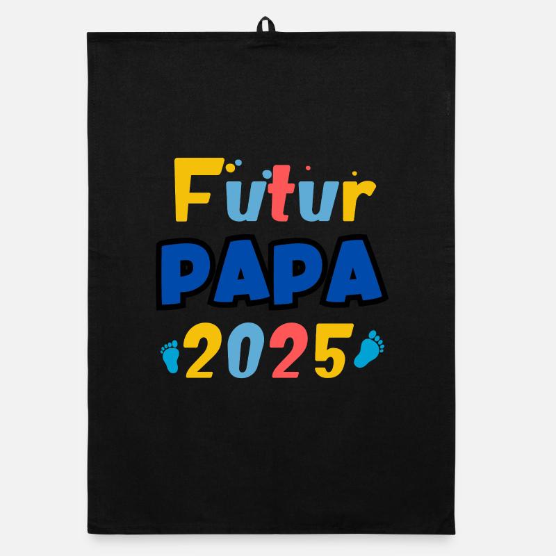 Future Dad 2025 Rainbow Organic dish towel