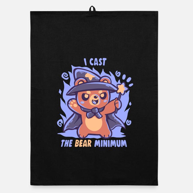 The Bear Minimum Spell Organic dish towel