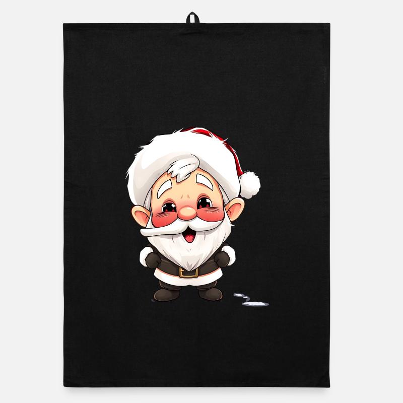 Fröhlicher Wichtel Weihnachten Geschenkidee Gnom Organic Geschirrtuch