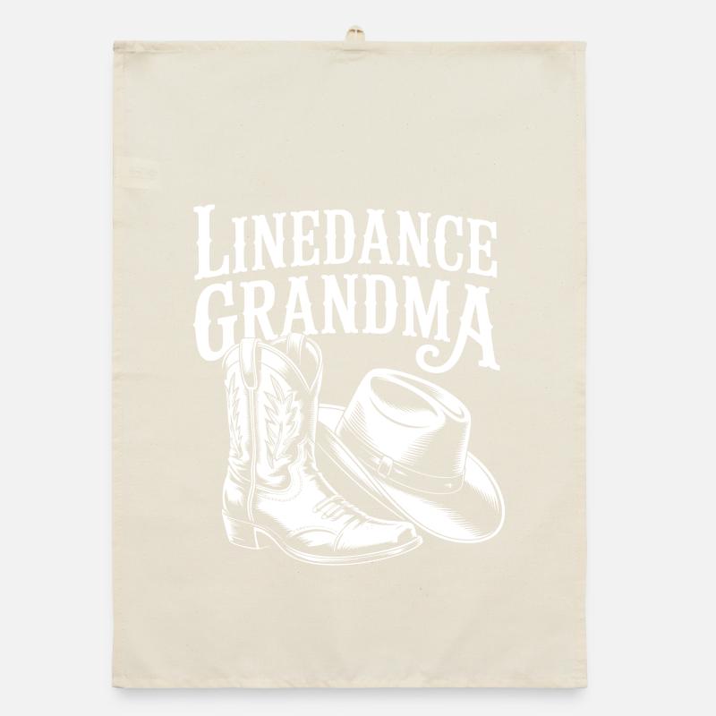 LineDance Großmama Boots Organic Geschirrtuch