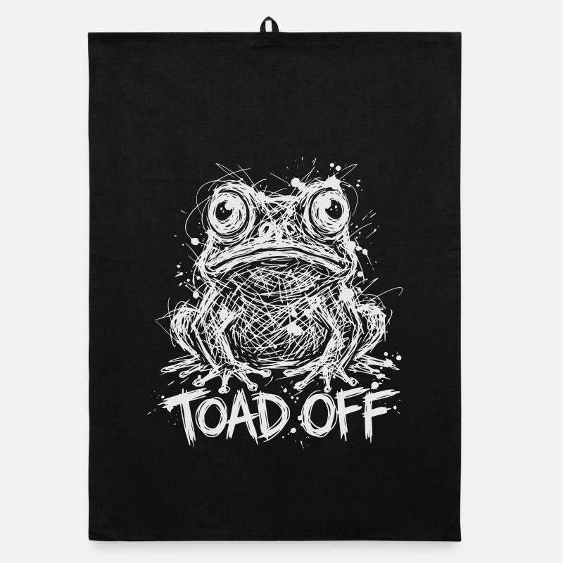 Grenouille mème de crapaud sur Internet Torchon bio