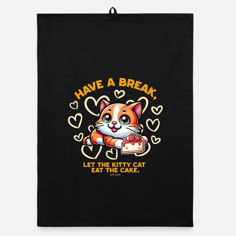 Le chat adore le gâteau Torchon bio