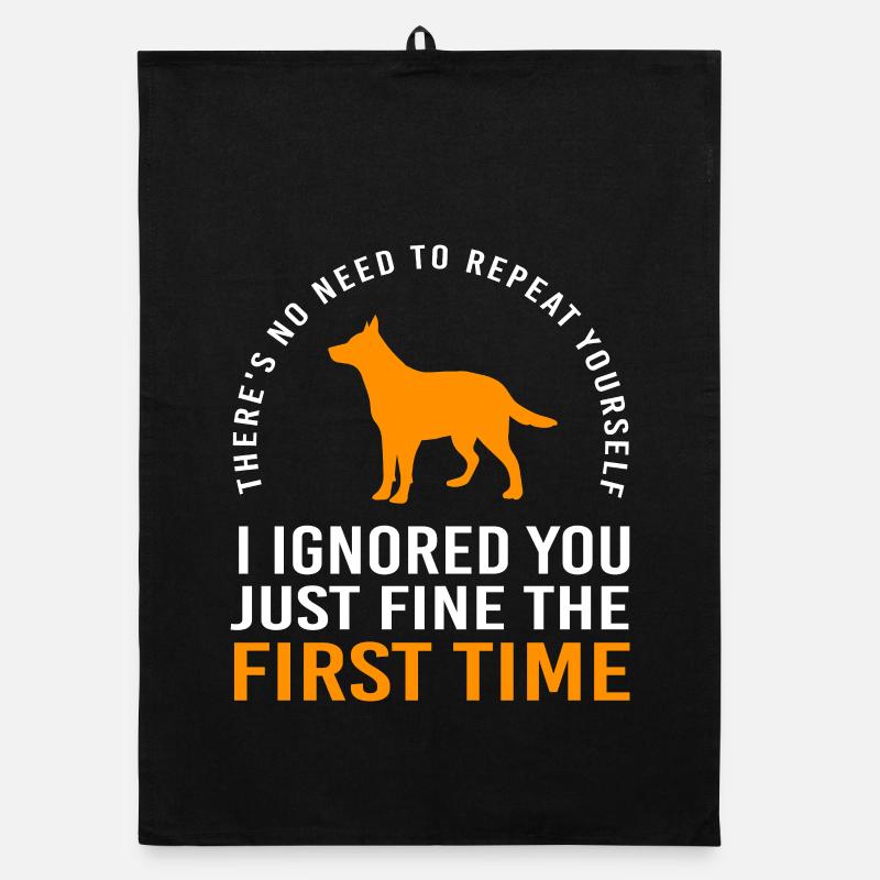 Australian Cattle Dog Organic dish towel