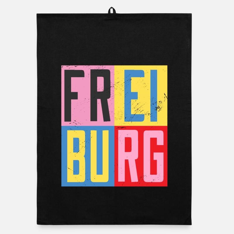 Freiburg Städte Design Organic Geschirrtuch