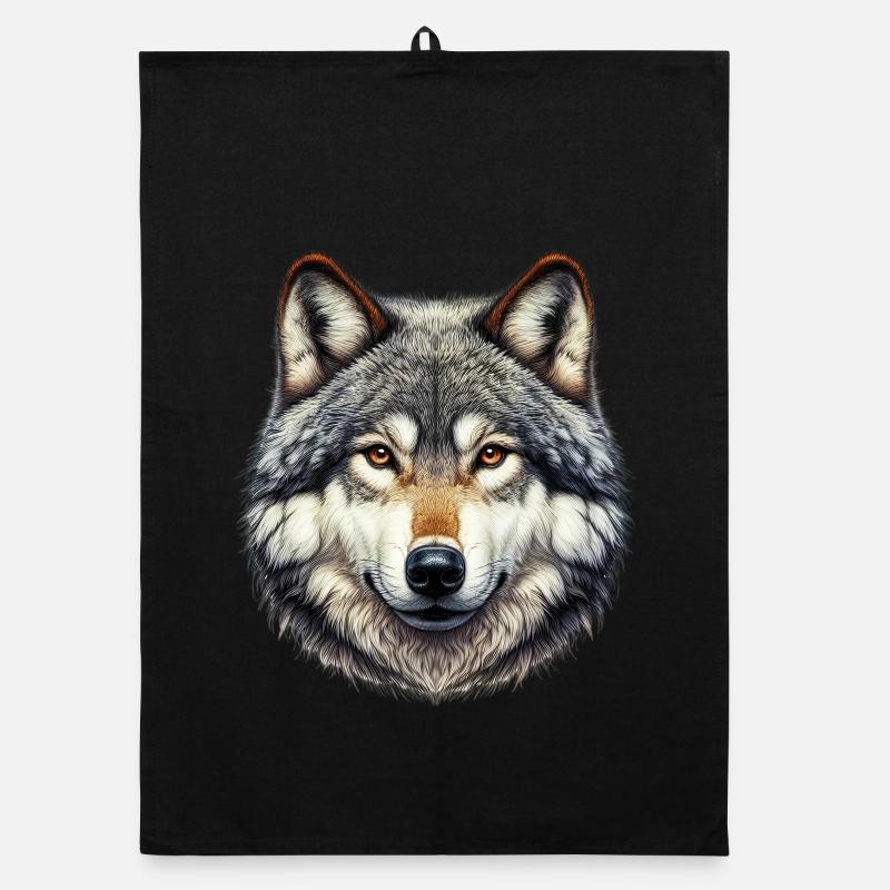 Wolf Organic Geschirrtuch