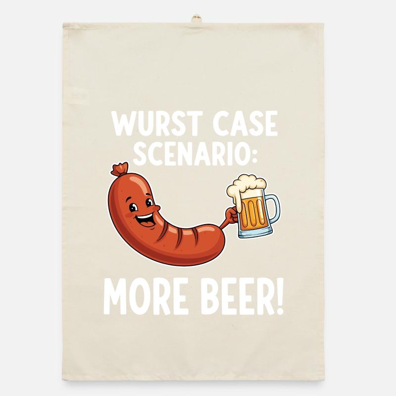 Scénario de cas de saucisse : plus de bière ! Torchon bio