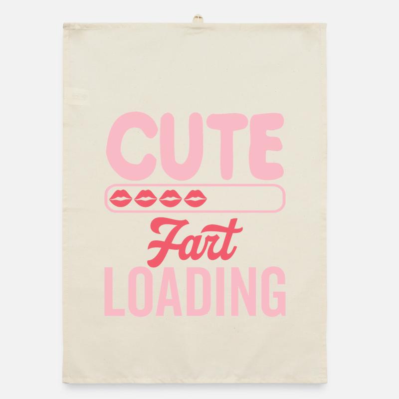 Charming and Fresh Heart Print Design Organic dish towel