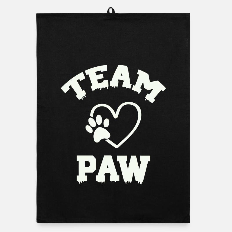 Team Paw Pfote Organic Geschirrtuch