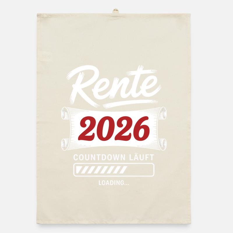 Pension 2026 countdown is on Organic dish towel