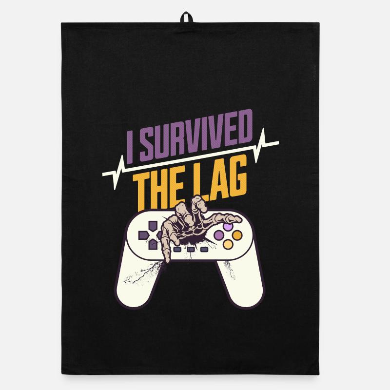 I Survived The Tag Organic dish towel