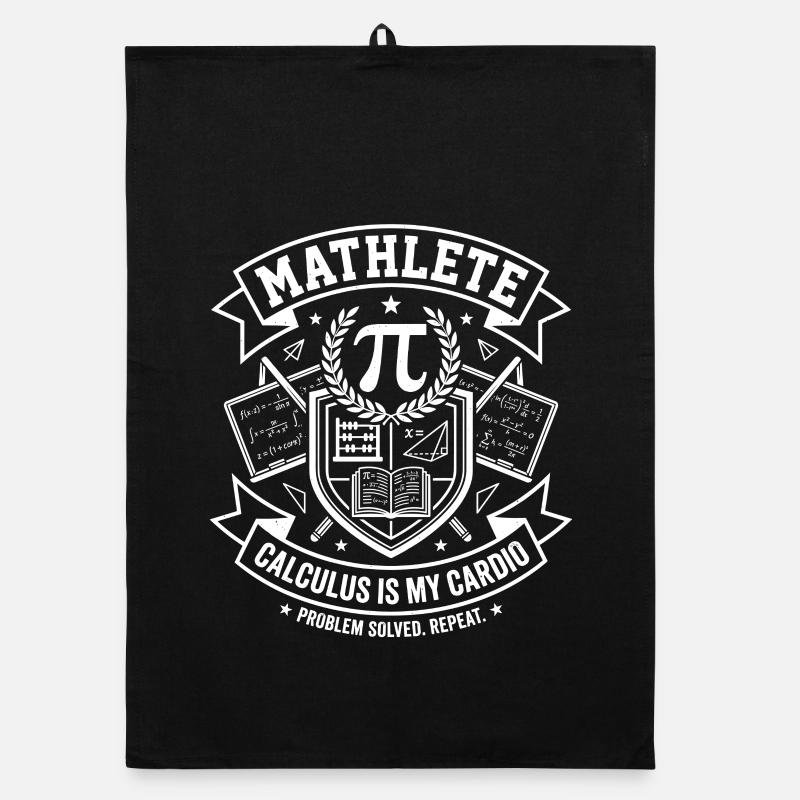Mathlete calculus in cardio Organic dish towel