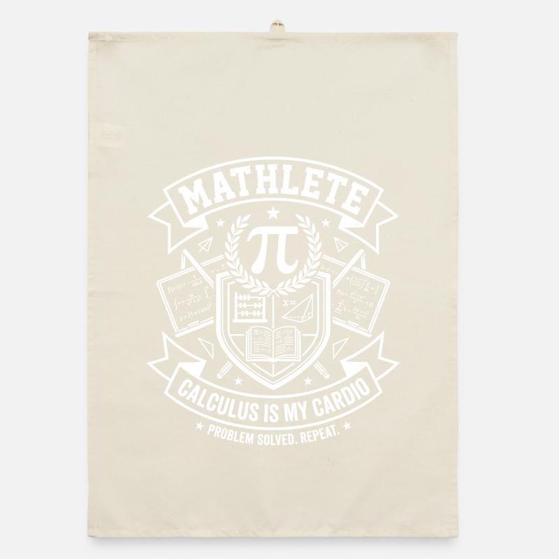Mathlete calculus in cardio Organic dish towel