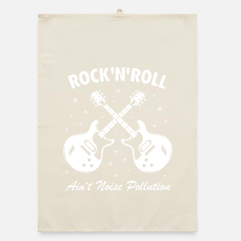Rock 'n' Roll ist keine Lärmbelastung Organic Geschirrtuch