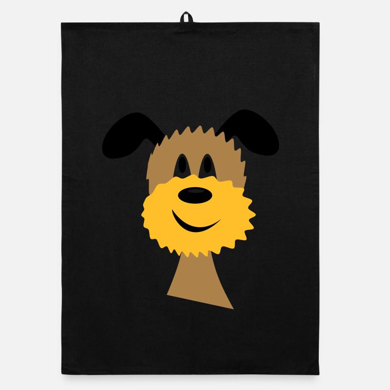 dog Organic dish towel