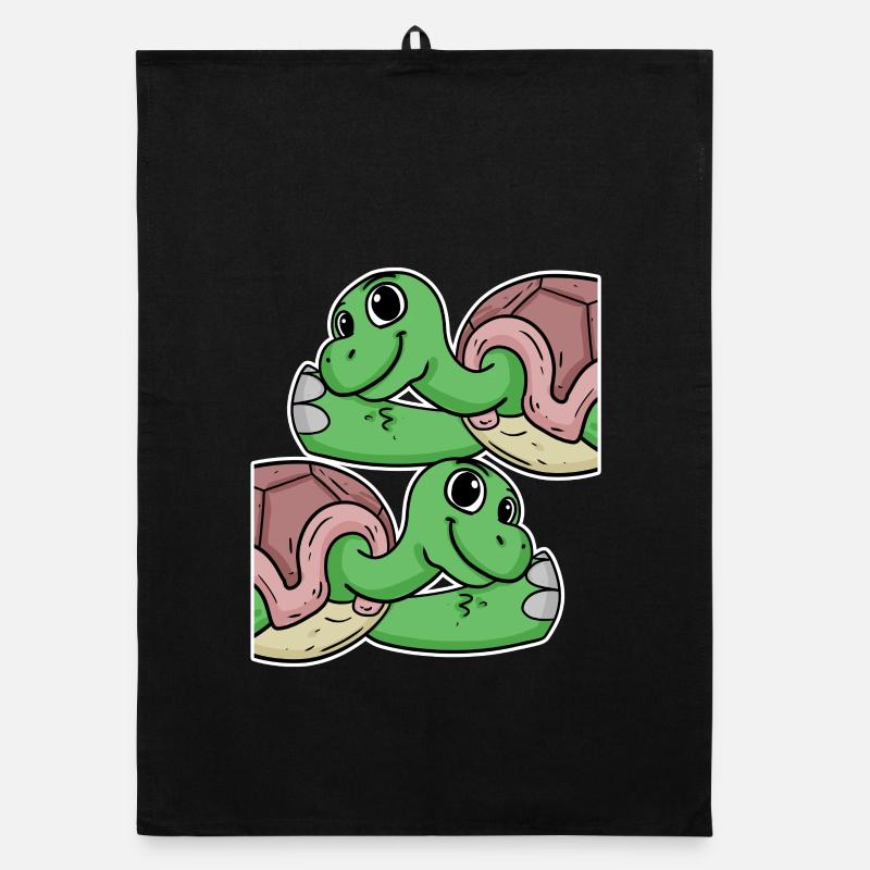Turtle Turtles Organic dish towel