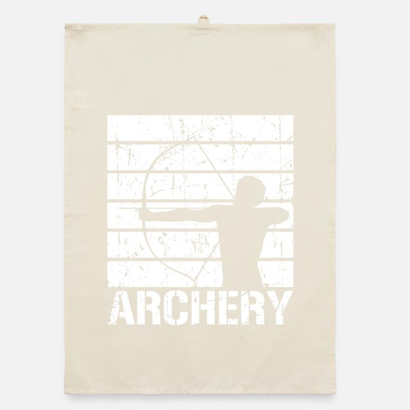Fun archery Organic dish towel