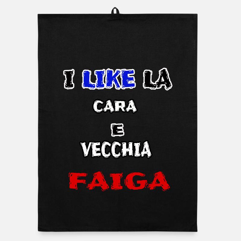 belle chemise CARA E VECCHIA FAIGA jerry calà Torchon bio