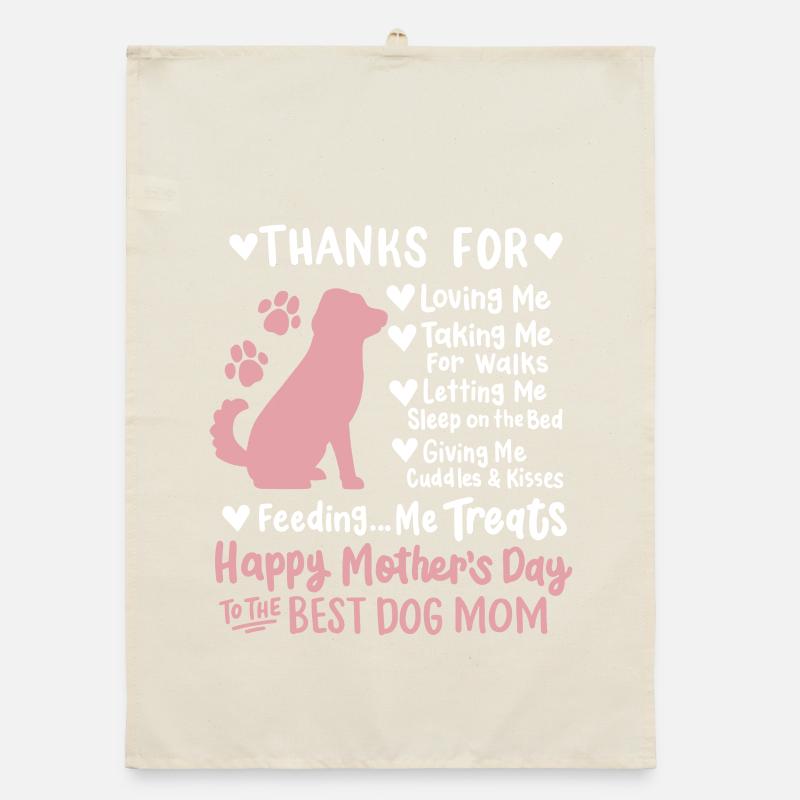 Hundemama Muttertag Organic Geschirrtuch