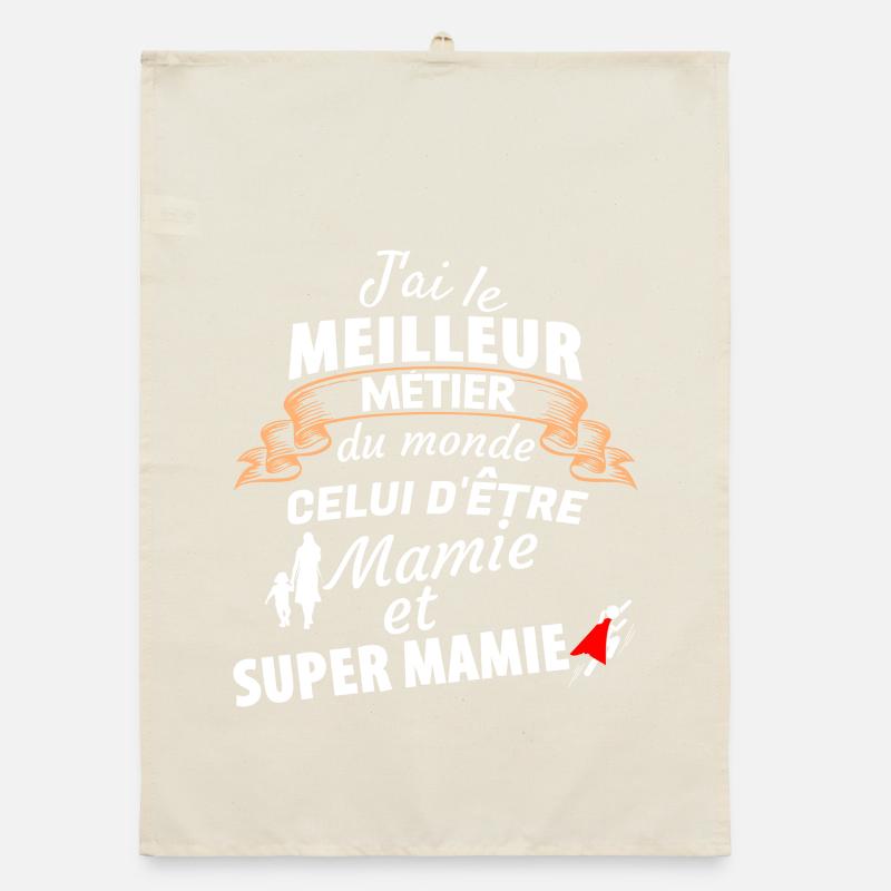 Pride Granny Superheldin Organic Geschirrtuch