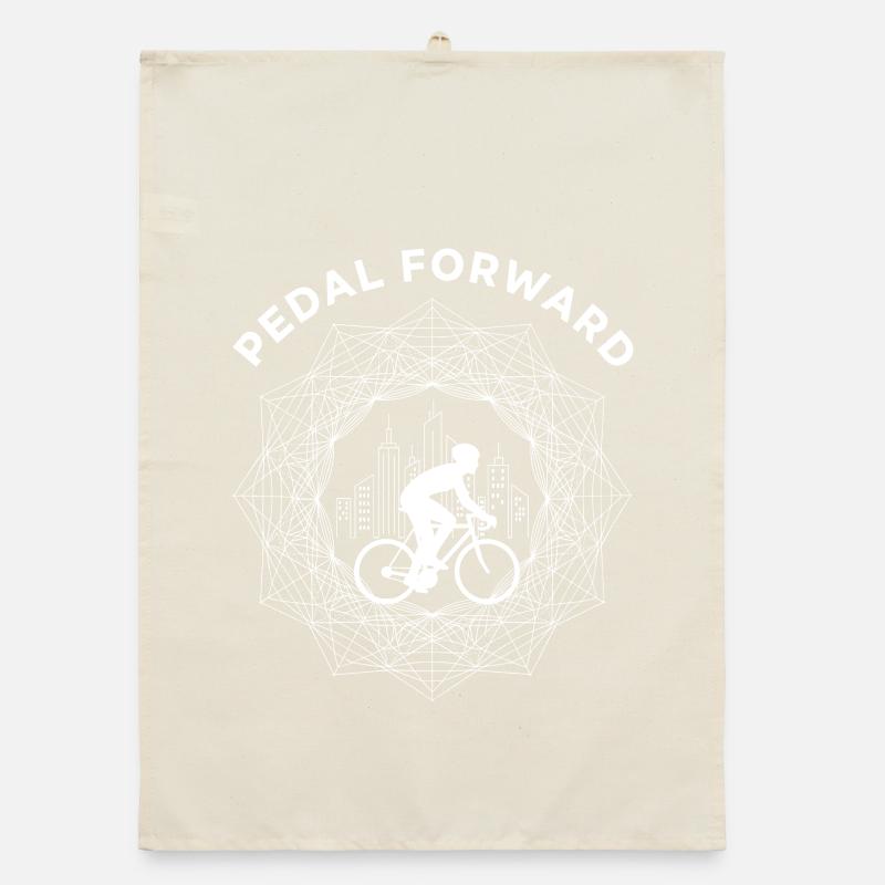 Pedal Forward Organic dish towel