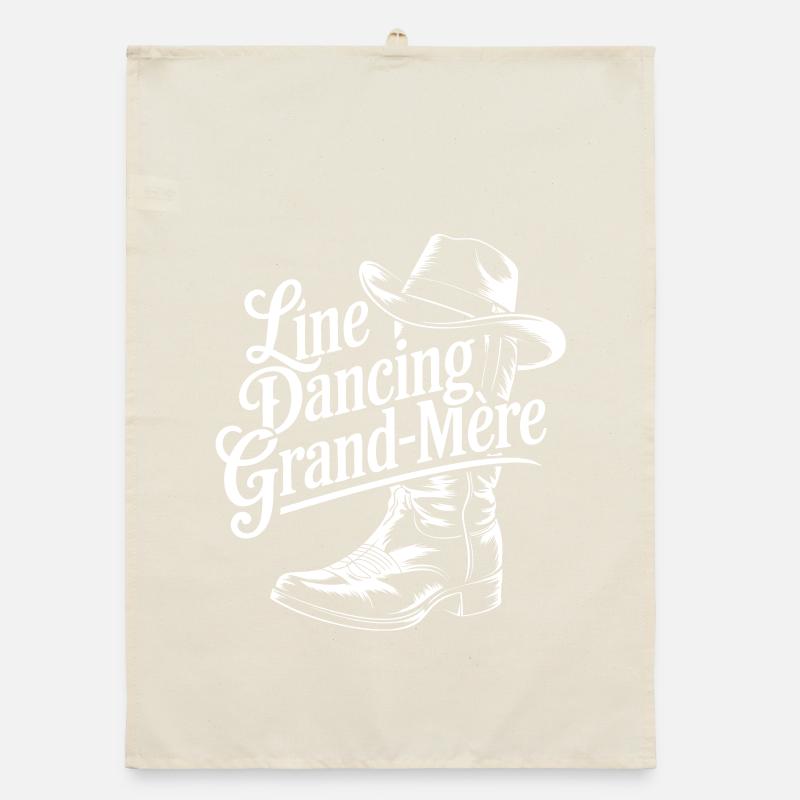 Line Dancing Grand-Mère Torchon bio