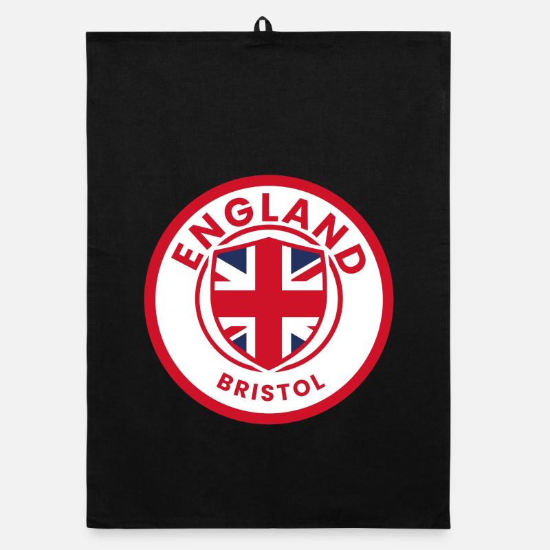 England Bristol Shield Logo Organic dish towel