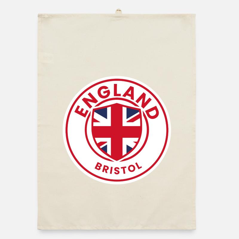 England Bristol emblem Organic dish towel