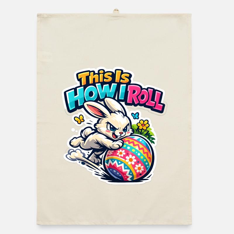 C’est comme ça que je fais Bunny Bunny Spring Torchon bio