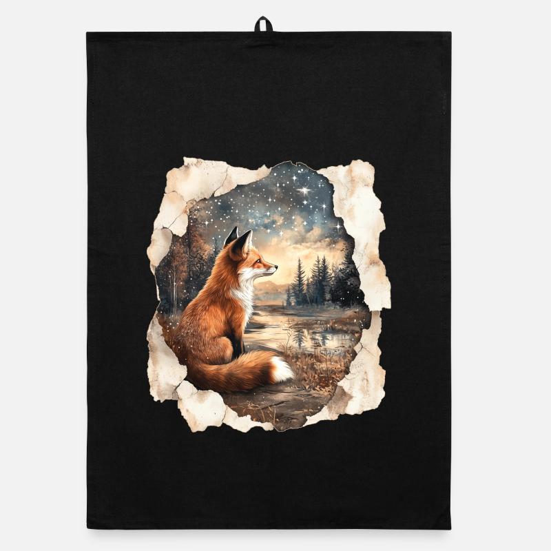 Fuchs Sterne Organic Geschirrtuch