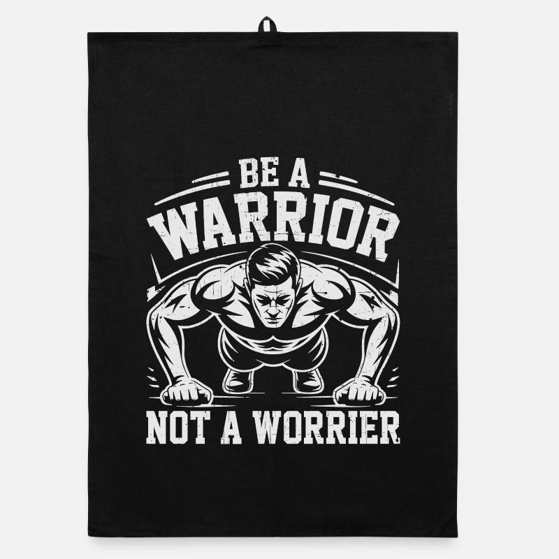 Be a warrior, not a procrastinator Organic dish towel