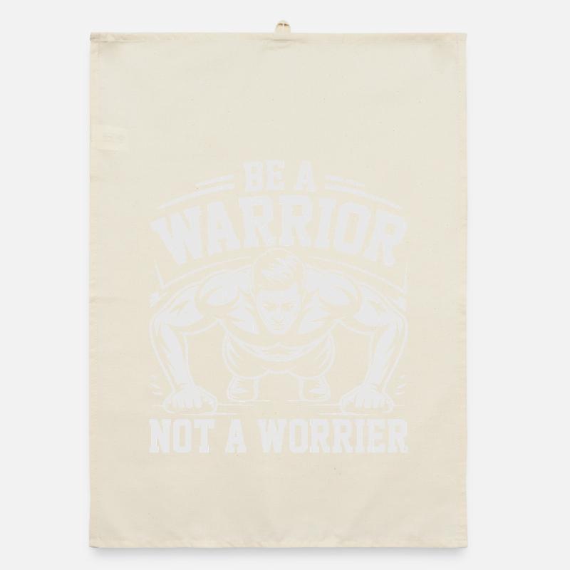 Be a warrior, not a procrastinator Organic dish towel