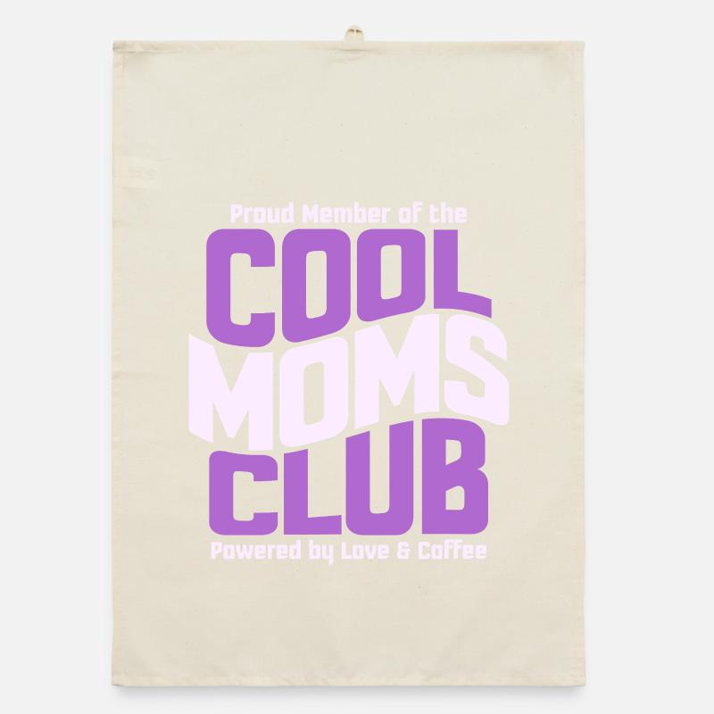 Mama Geschenk Muttertag - Cool Moms Club Organic Geschirrtuch