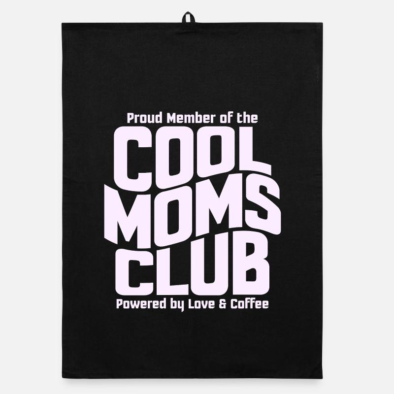 Cool Moms Club - Muttertag Mama Geschenk Organic Geschirrtuch