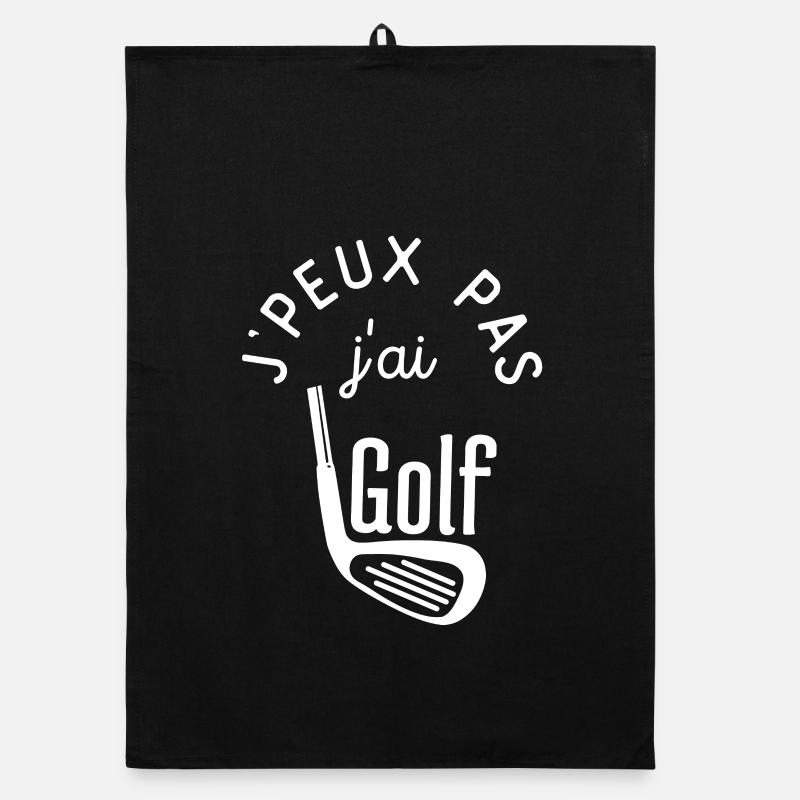 j peux pas j ai golf Torchon bio