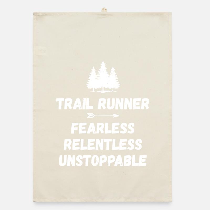 Trail Runner - Intrépide. Implacable. Imparable. Torchon bio