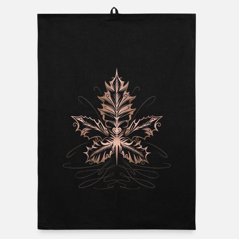 Maple Leaf, Leaf, Foliage, Autumn Organic dish towel