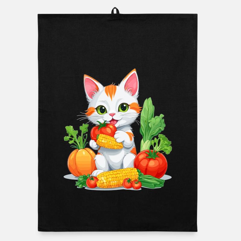 Bio Katze Organic Geschirrtuch