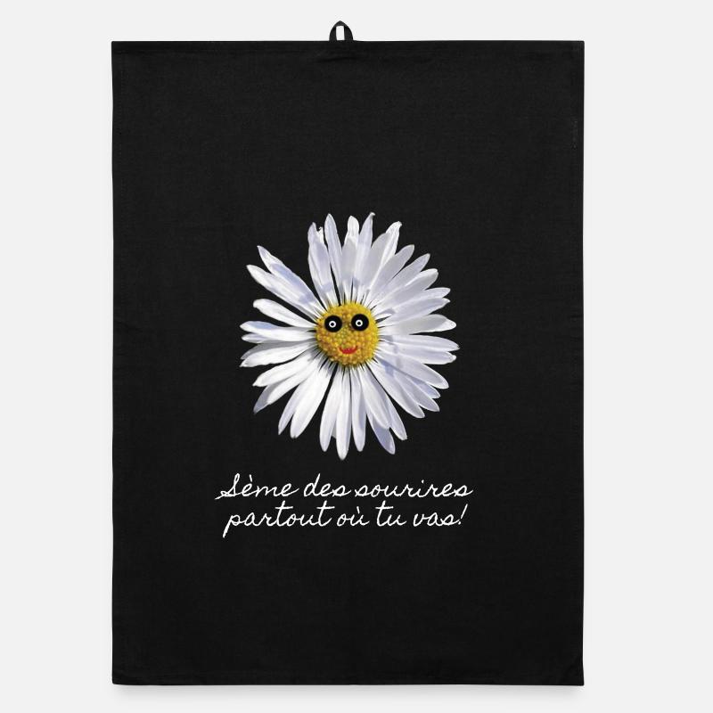 Smiling Daisy Organic dish towel