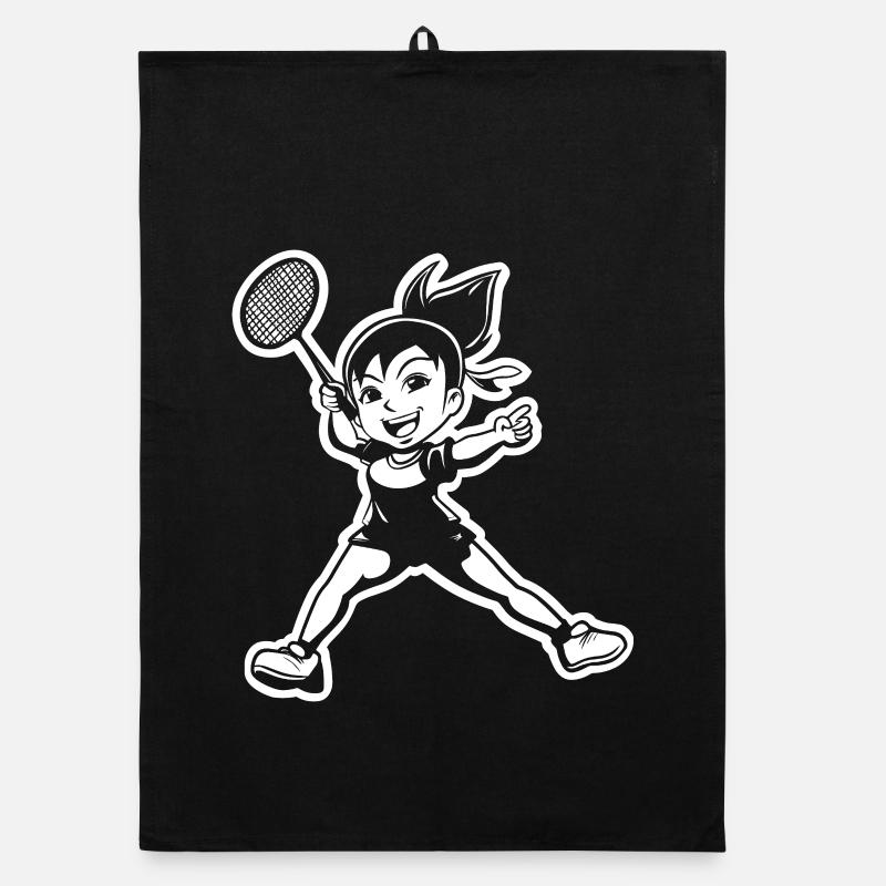 Joueur de badminton Torchon bio