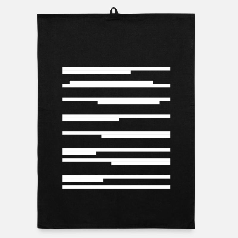 Design mit geometrischen Linien Organic Geschirrtuch