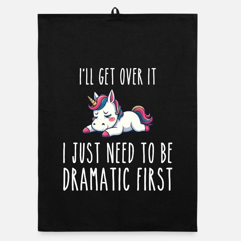 i'll get over it, i just need to be dramatic first Organic dish towel