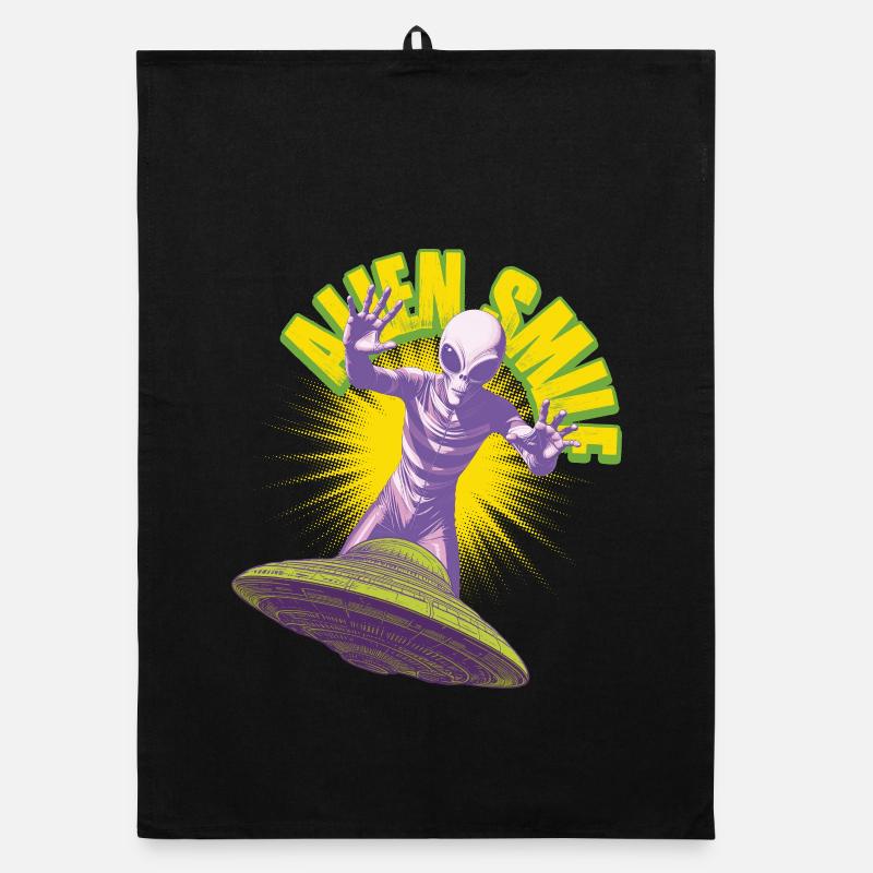 Alien Savior Organic dish towel