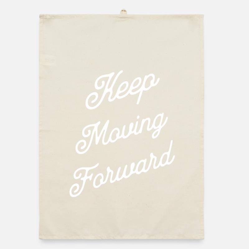 Avance Toujours Lettrage Script Torchon bio