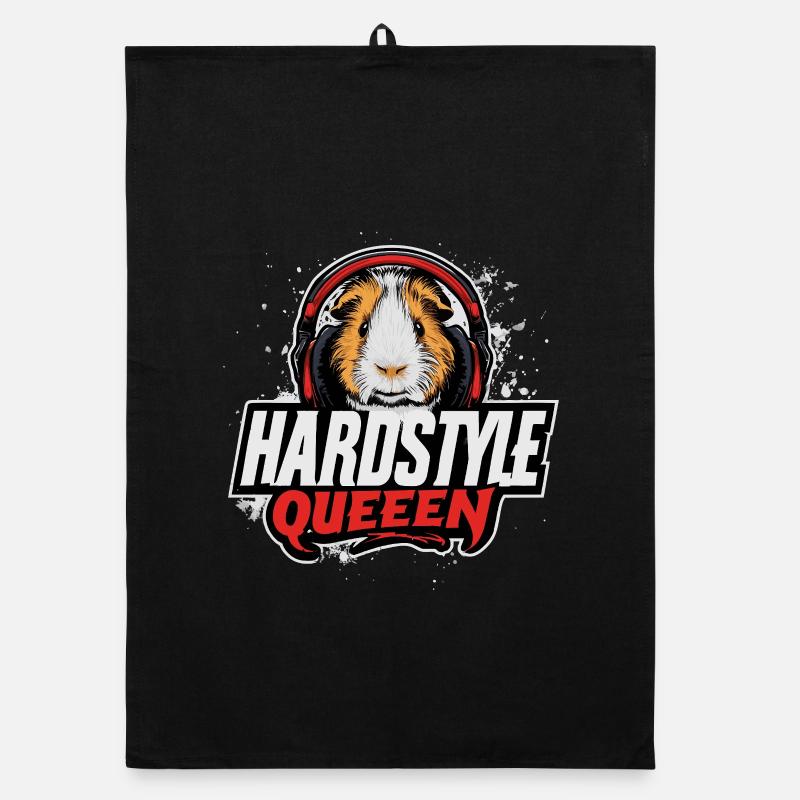 Hardstyle Queen – cobaye avec casque Torchon bio