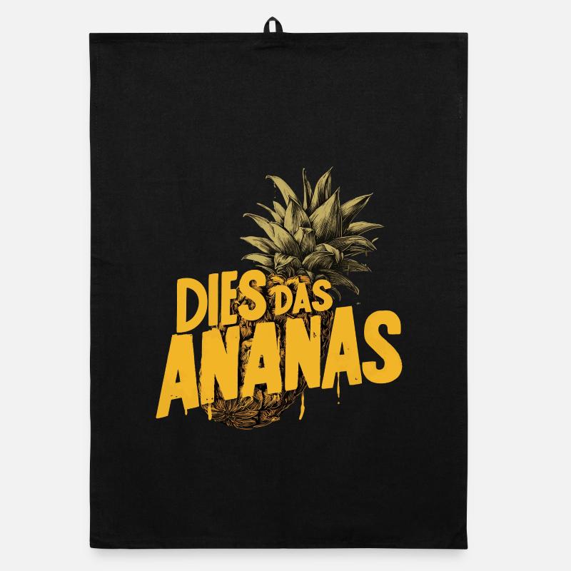 THIS THE PINEAPPLE – Funny Saying Pineapple Organic dish towel